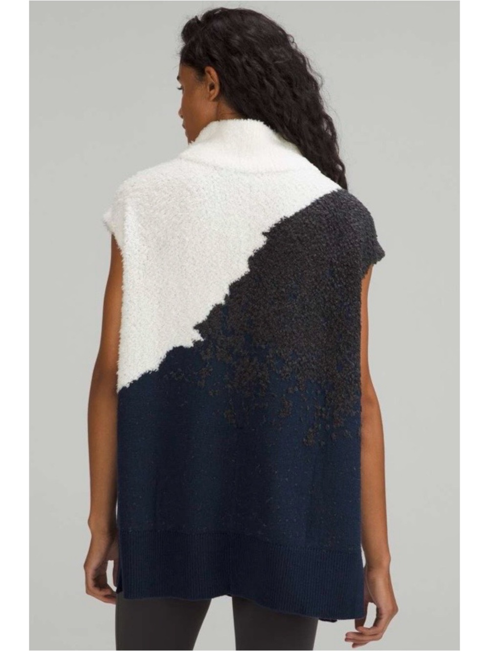 Lululemon Ombre Knit Textured Poncho, size 8 - Picture 2 of 14
